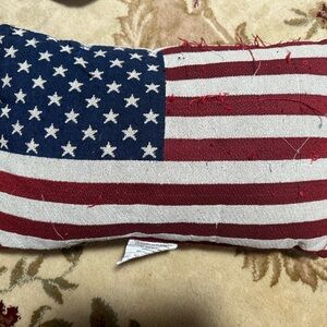 Patriotic American Flag Pillow